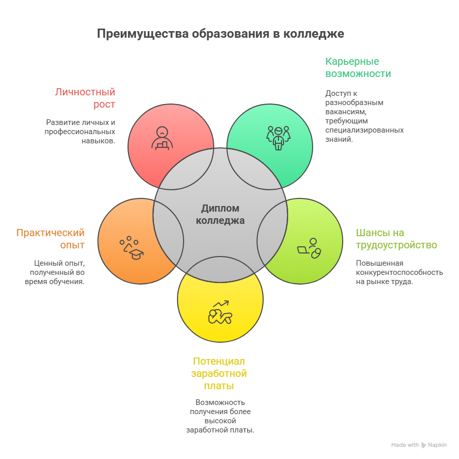 реклама колледж